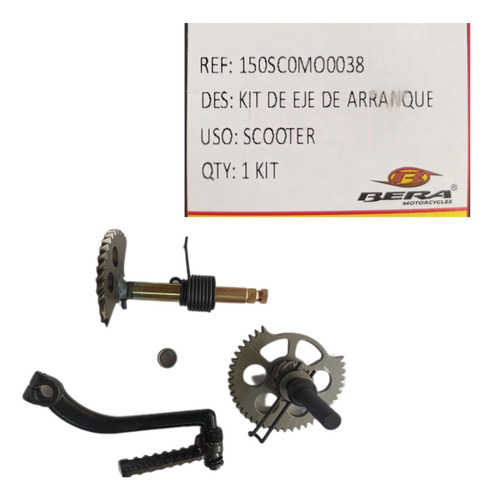 Kit Eje De Arranque Scooter 150 Original Beraparts Bera Bws