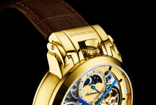 Relógio Stuhrling Original Menai Dual Time Automatic 47 Mm
