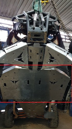 Peça Central Skid Plate Compatível C/ Maverick X3 4mm