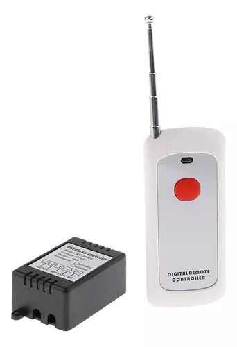 Relé Interruptor Inalámbrico 12V + Control Remoto Larga Distancia 1Km