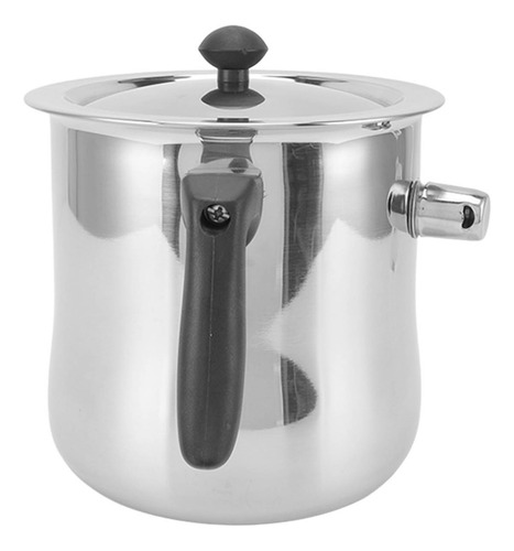 Pote De Derramamento De Cera De Abelha Derretido Em Aço Inox