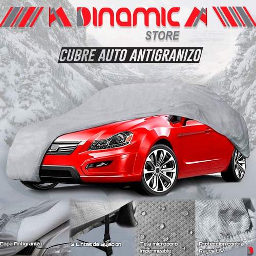 Imagen 2 de 5 de Funda Cubre Auto Cobertor Antigranizo 2 En 1