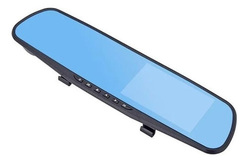 Espejo Retrovisor 4.3 PuLG Doble Cámara Frente Y Reversa Dvr