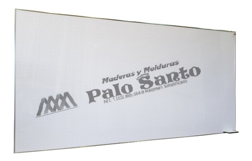Tablero Acrilico Cuadriculado 2.44x 1.22 Perfil En Aluminio