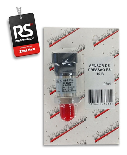 Sensor De Pressão Ps-10b Fueltech ( Ps10b , Ps10 )