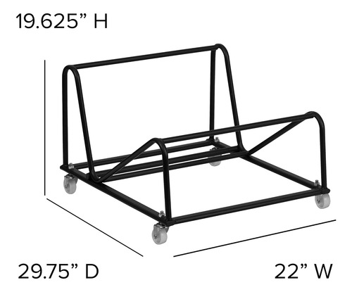Silla Apilable Base De Patín Dolly