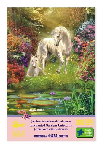 Rompecabezas 300piezas Jardines Encantados De Los Unicornios