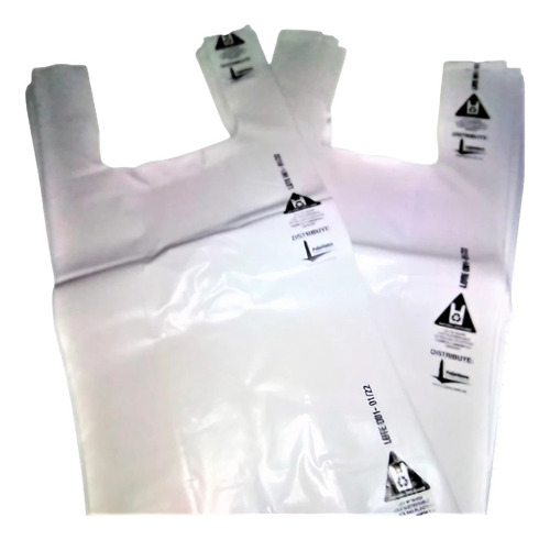Camiseta Bolsa Reutilizable 42x55 Super Fuerte - Pack X 100