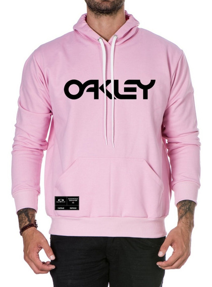 moletom oakley rosa