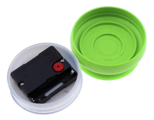 T Reloj De Pared Con Ventosa Resistente Al Agua Verde5