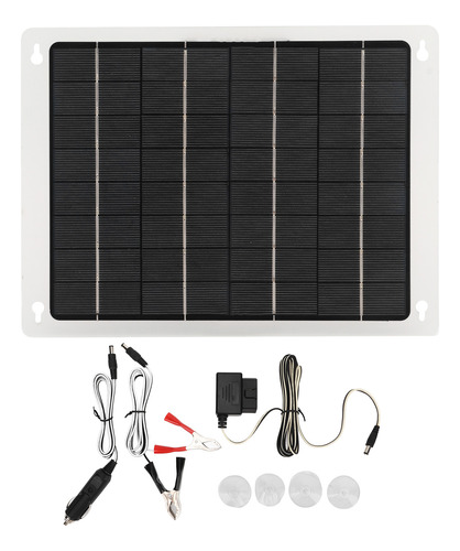 Panel Solar De 20 W 12 V, Panel Cargador De Batería De Polis