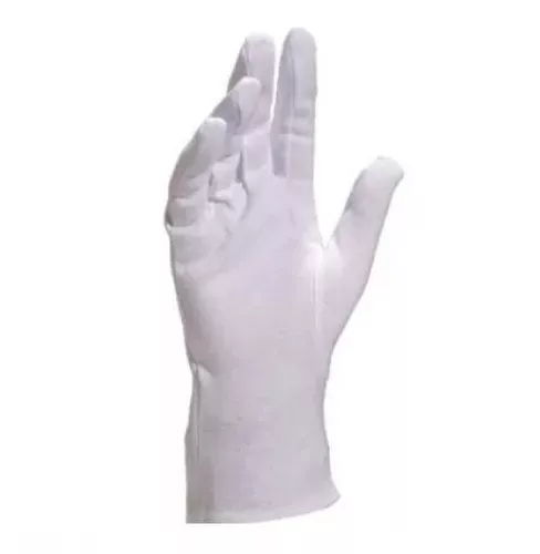 12 Pares De Guantes Blancos Algodón Talla Chica Inspecciones