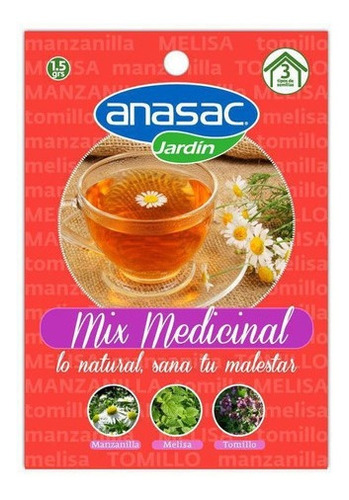 Anasac Semilla Mix Medicinales 1.5grs