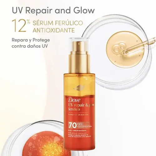DOVE SERUM UV REPAIR & GLOW FERULICO 250 ML