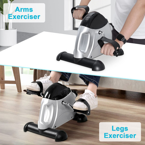 Bicicleta De Ejercicio Portátil Con Pantalla Lcd Pedales D