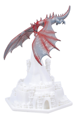 3d Impreso Led Fire Dragon Usb Powered Luz Led Para Rojo