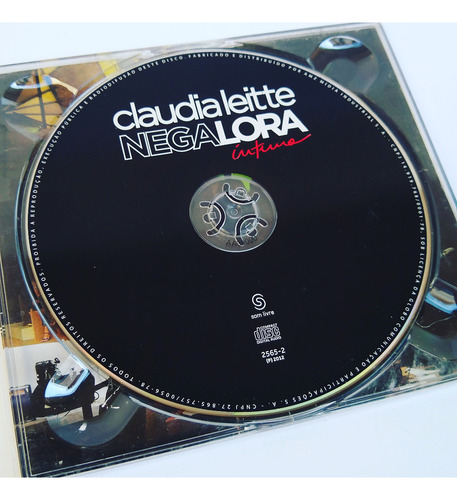 Cd Claudia Leitte Nega Lora Íntimo Digipack (Usado)