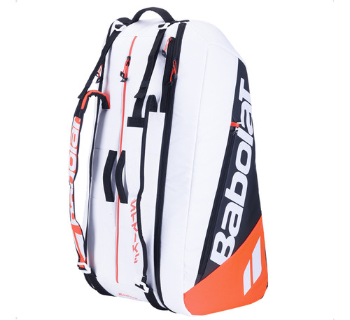Raqueteira Babolat Pure Strike X12 Branca E Vermelha