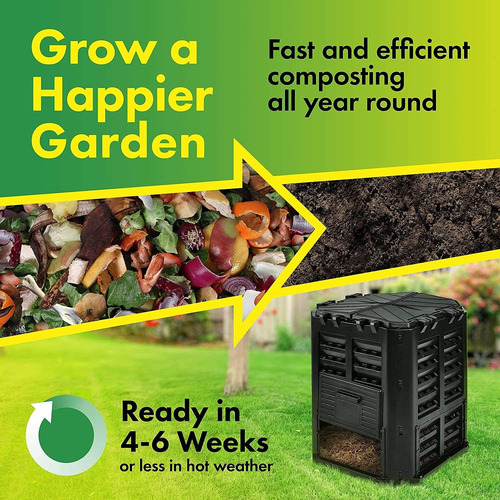 Garden Composter Bin Made From Recycled Plastic  95 Gallons