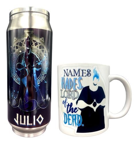 Termo Taza Blanca Names Hades Lord Of The Dead Personalizado