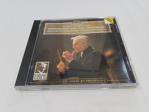 Symphonien 5 & 6, Beethoven, Karajan Cd 1984 Nuevo Alemani 