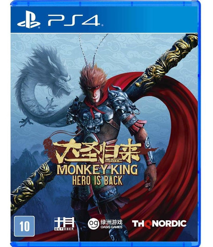 Jogo Midia Fisica Monkey King Hero Is Back Original Para Ps4