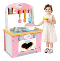 Comprar Cocinita De Juguete Para Niñas Rosa Deluxe Cocinita Chef