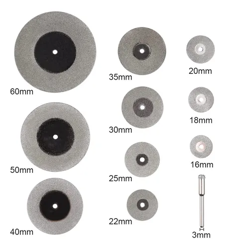 10 Cuchillas De Disco De Corte De Diamante Pequeño Sur...