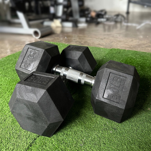 Par De Mancuernas Hexagonales 30 Lbs