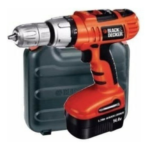 Imagen 1 de 5 de Taladro Inalambrico 14,4 Volt Percutor Black+decker Hp144k
