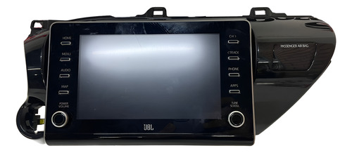 Rádio Central Multimídia Toyota Hilux #291 Preto (Usado)