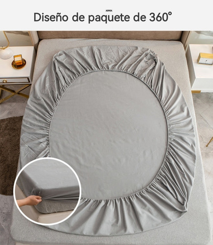 Imagen 6 de 10 de Funda De Plumone Versión Ab Bicolor Reversible Conjunto King