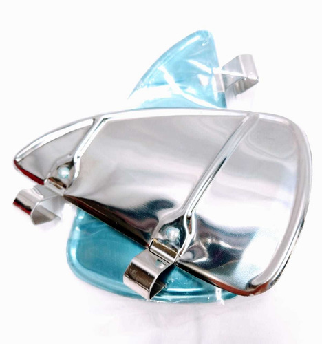 Deflectores De Aire Vw Sedan Acero Inoxidable Aleta Vocho