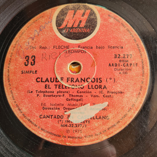 Simple Claude Francois Mh C5
