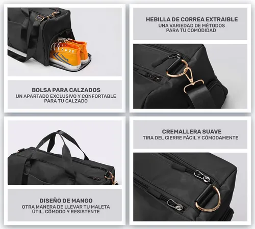 Maleta Deportiva Mochila Gym Bolsa De Viaje Impermeable