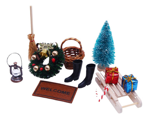 Kit De Casa De Muñecas En Miniatura A Escala 1:12,