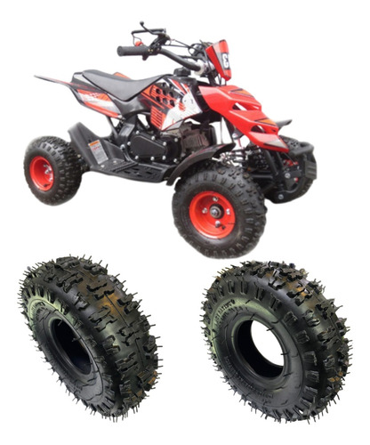 Cubierta Mini Atv 49cc 4.10 Rodado 4 Mundomotos.uy