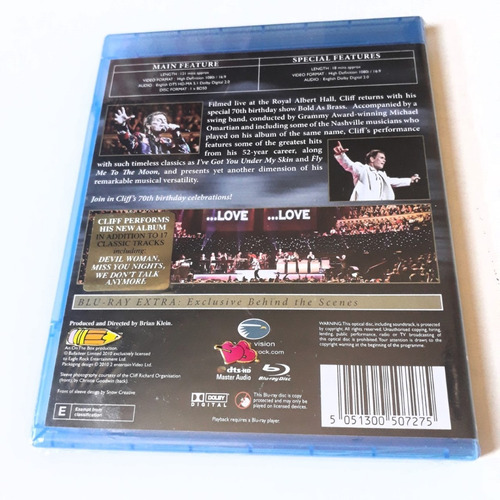 Blu-ray Cliff Richard Live At The Royal Albert Hall