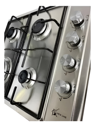 Encimera A Gas Acero Inoxidable 4 Platos Cocina
