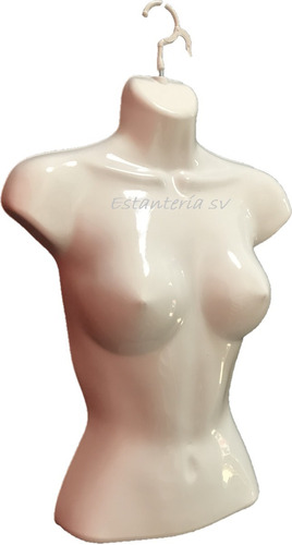 5 Maniquí Busto Blusa Dama Plástico Flexible Exhibidor