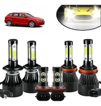 Comprar 6pcs 12000lm Luz Alta\u002Fbaja\u002Fniebla Kit Faros Led For Audi
