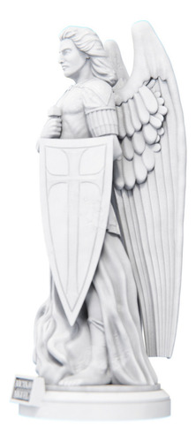 Estátua Arcanjo Miguel - Versão 4 Cor Cor Mármore