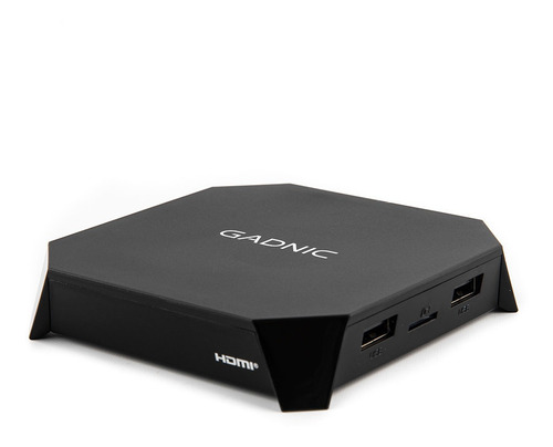 Tv Box Gadnic Premium 8gb Teclado Inalambrico Hdmi Smart Tv Color Negro Tipo de control remoto Estándar