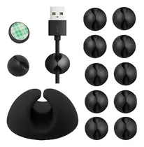 Comprar 10 Organizador Sujetador Cable Escritorio Adhesivo Goma