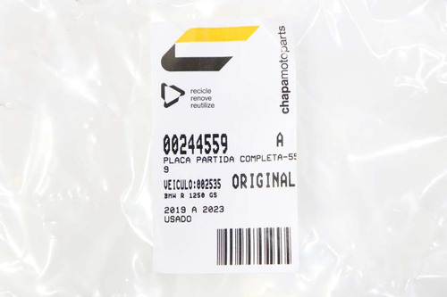 Placa Partida Completa Bmw R 1250 Gs 19-23 (559) (Usado)