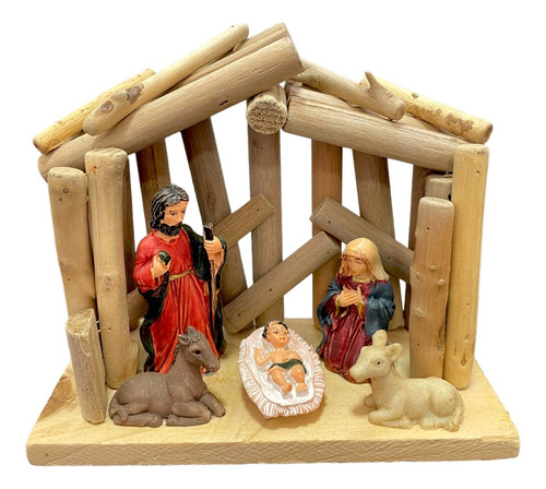 Presépio De Natal Nascimento De Jesus Enfeite Natalino