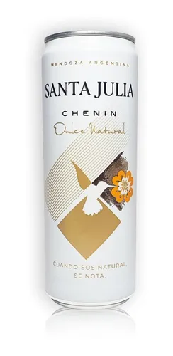comprar Santa Julia Vino Chenin Dulce Natural En Lata 355ml Mendoza