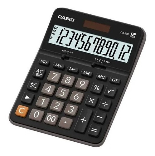 Calculadora Escritorio Casio Dx-12b Negra 12 Digitos