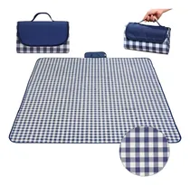 Comprar OWKUAN manta para picnic impermeable, tapete plegable 150X200cm almacenamiento plegable. picnic blanket waterproof, ideal para acampar al aire libre, fiesta en la playa, senderismo azul