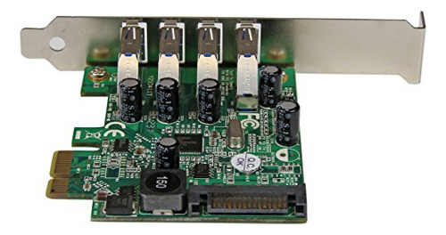 Tarjeta Controladora Usb 3.0 Startech.com 4 Puertos - Uasp,